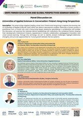 Thumbnail of GRIFE Finnish Education and Global Perspectives Seminar Series XI