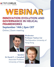 Thumbnail of Triple Helix Association webinar series in Sep